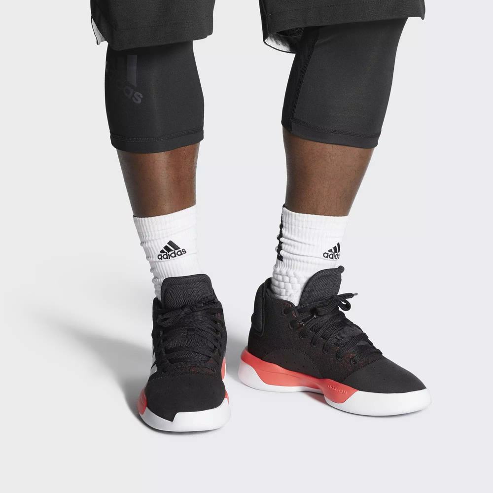 Adidas Pro Adversary 2019 Tenis De Basketball Negros Para Hombre (MX-20357)